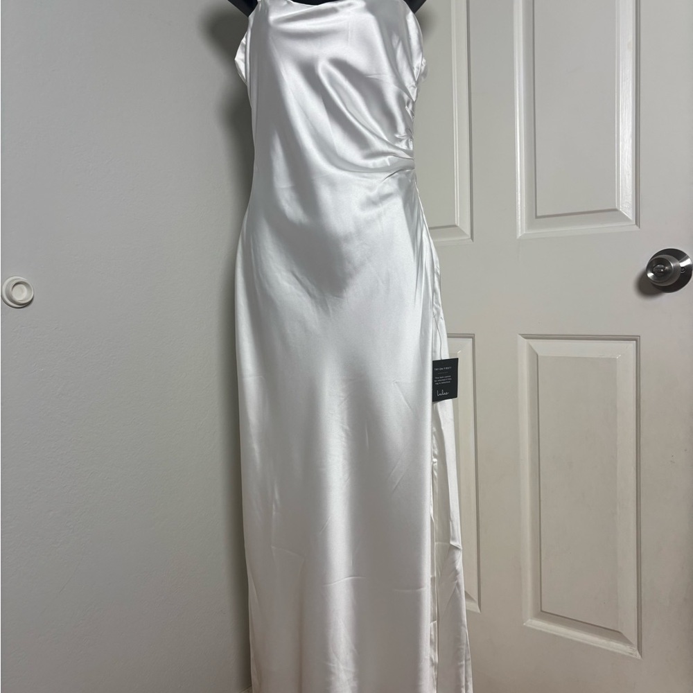 Lulu's White Midi Dress - Picture 9 of 16